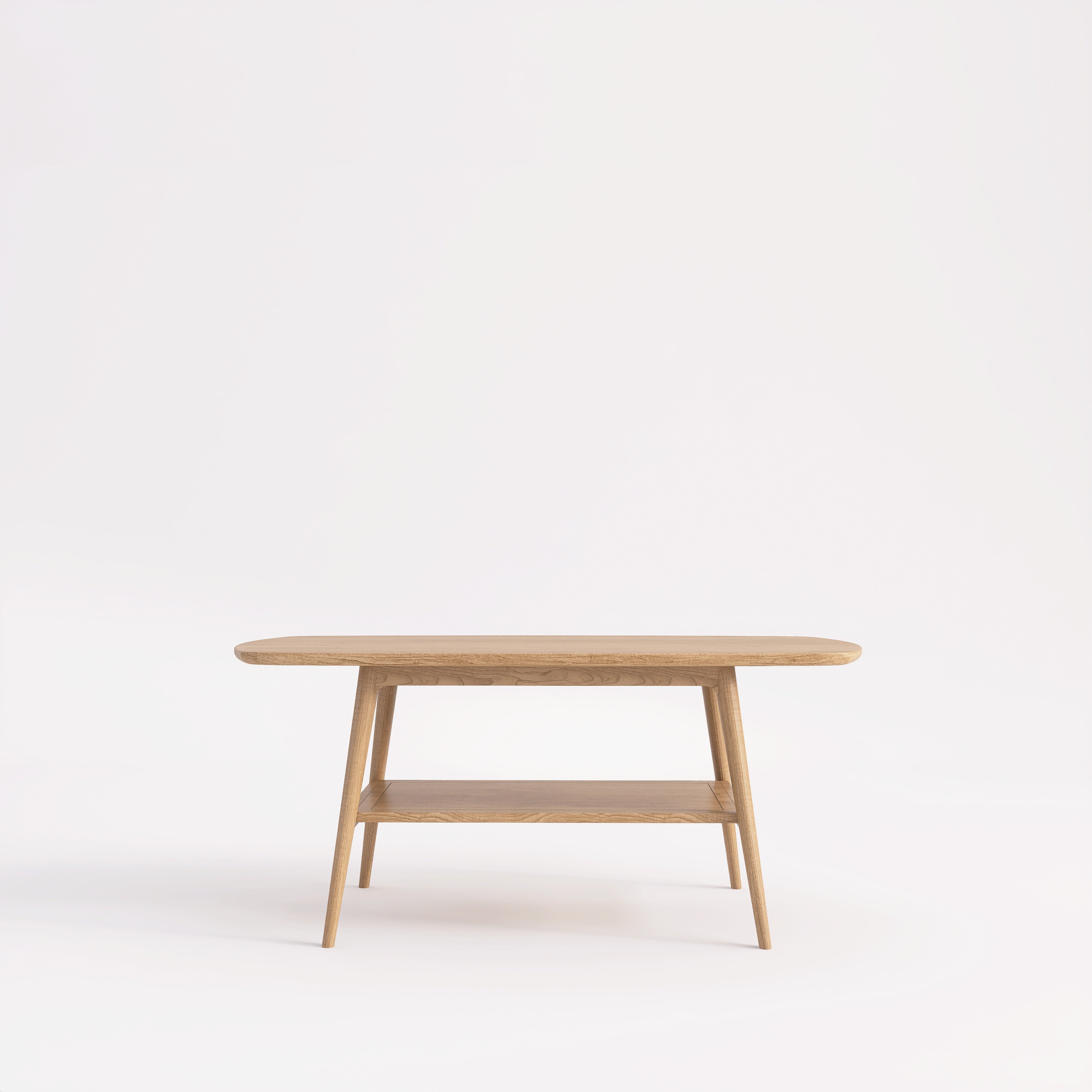 Flinders - Mid-Century Solid Oak Coffee Table